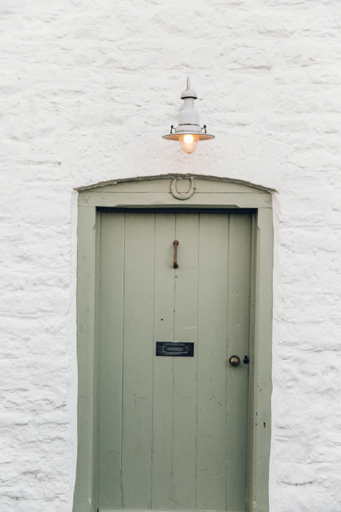 Haarkon Old Radnor Harp Cottage Wales Powys Accommodation Holiday door light